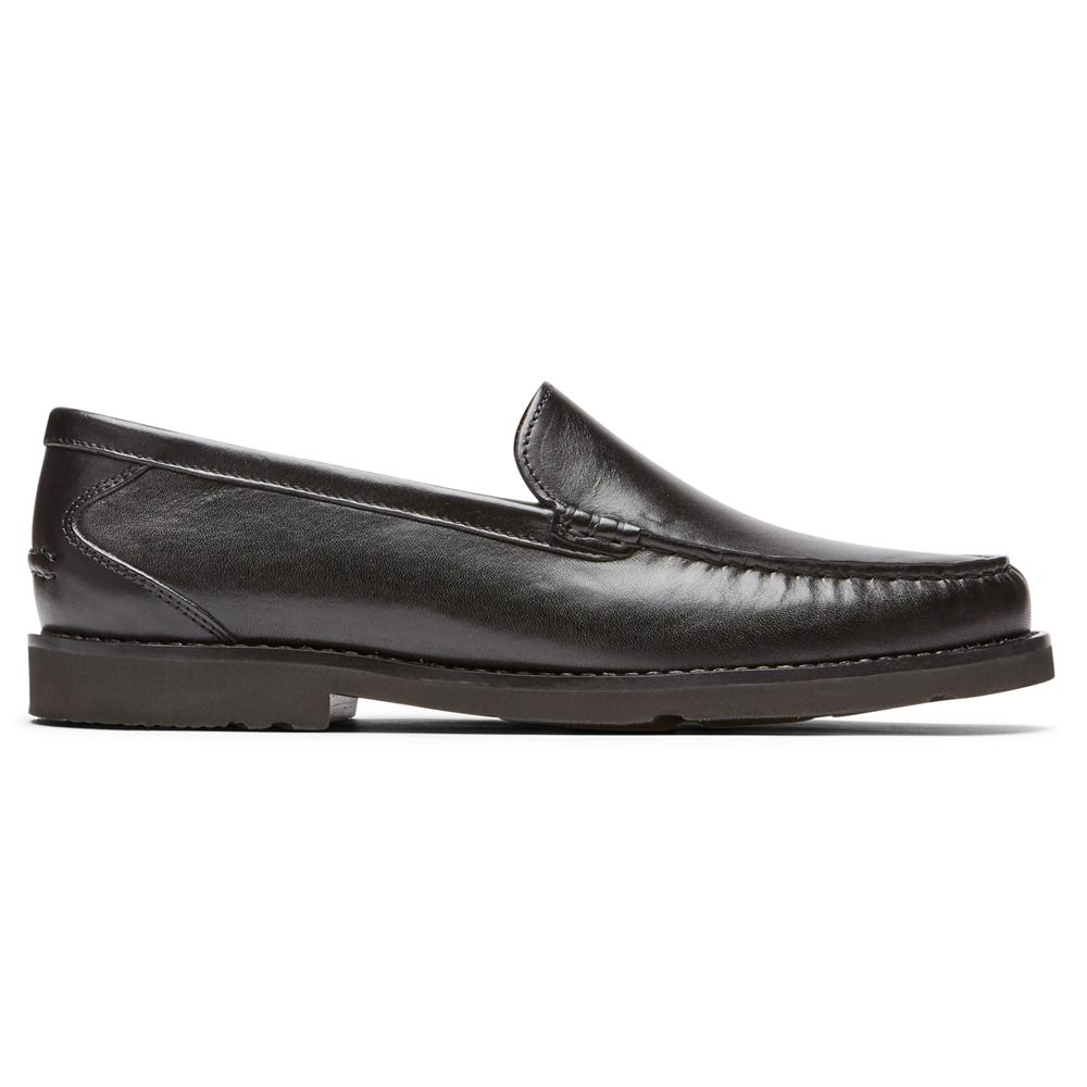 Mocasini Barbati Rockport Modern Prep Venetian Slip-Ons Negrii - Romania 9802-QZJWR